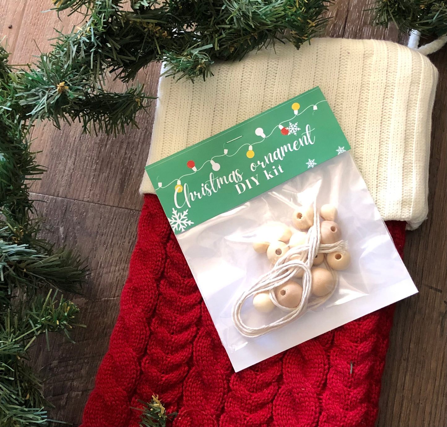 Yes you can! Family Christmas bead craft