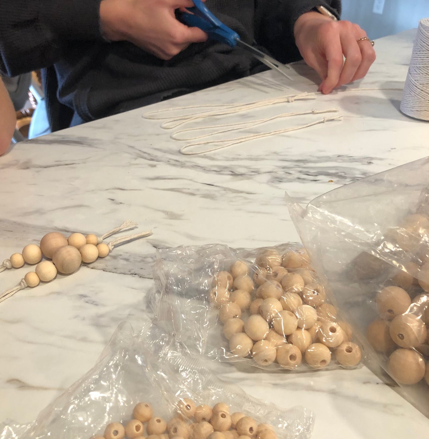 Yes you can! Family Christmas bead craft