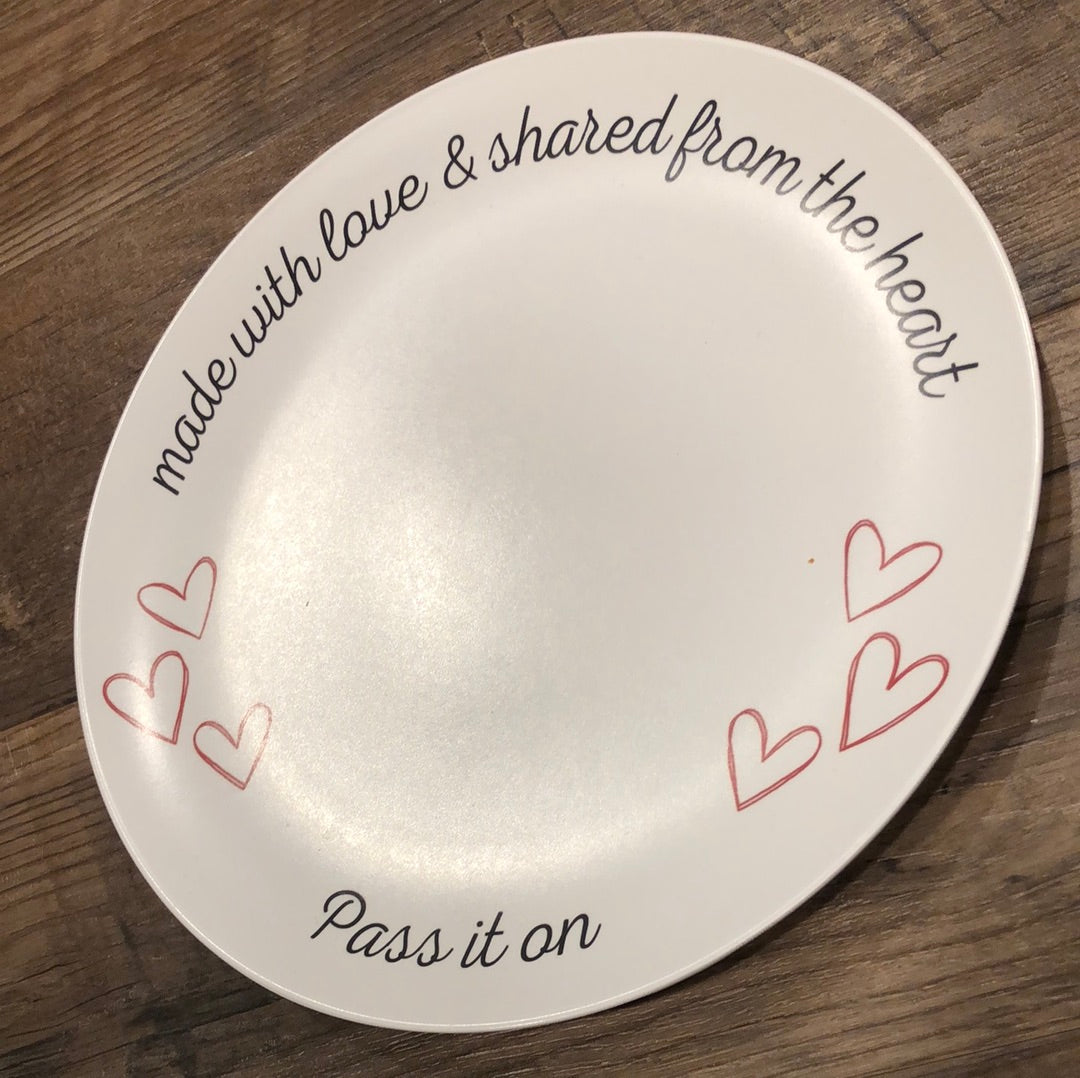 Pass it on plate