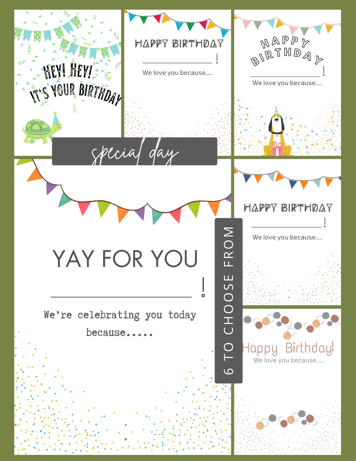 free download-Birthday door sign