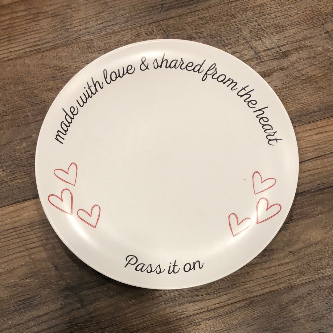 Pass it on plate