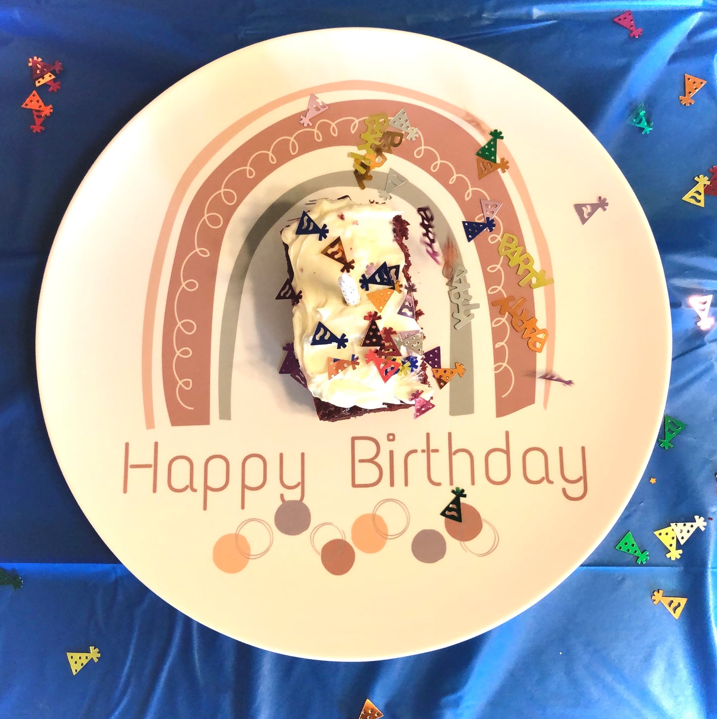 Have a Rainbow Birthday Plate