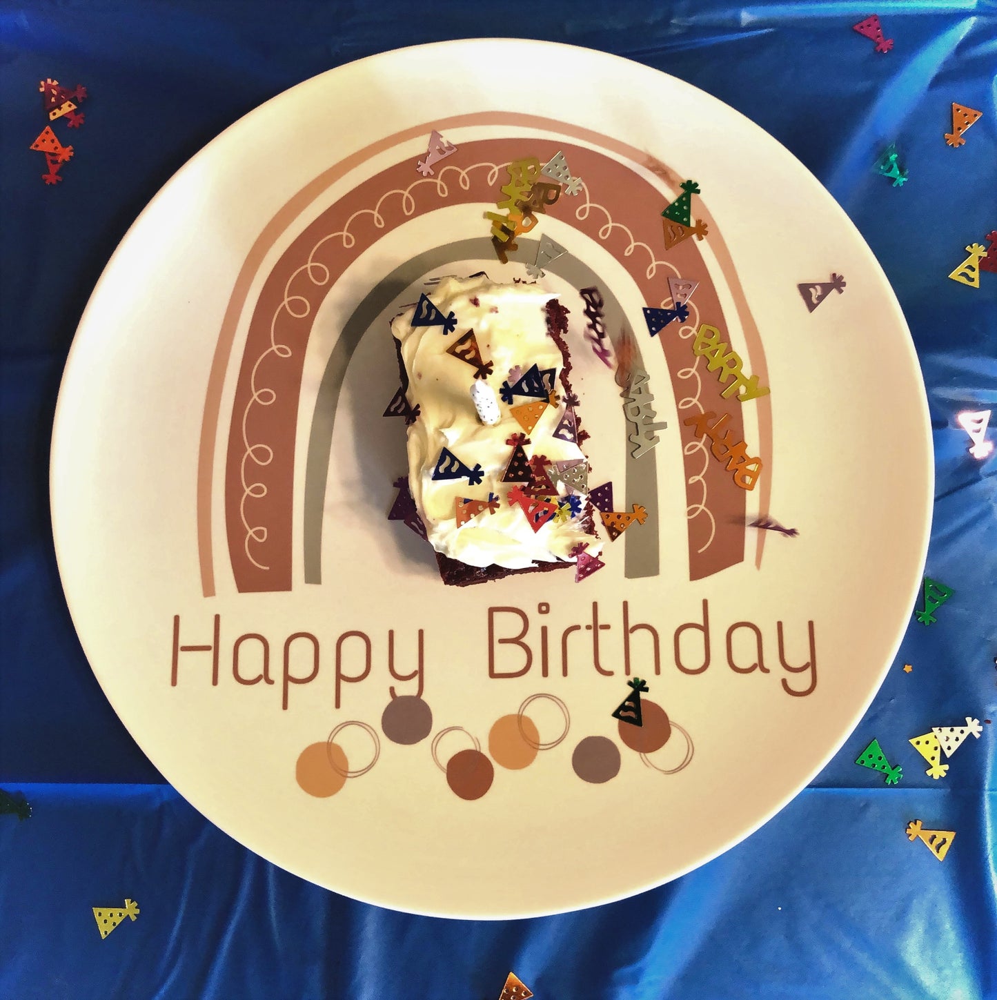 Have a Rainbow Birthday Plate