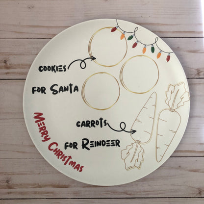 Santa Eats and Reindeer Treats Snack Plate