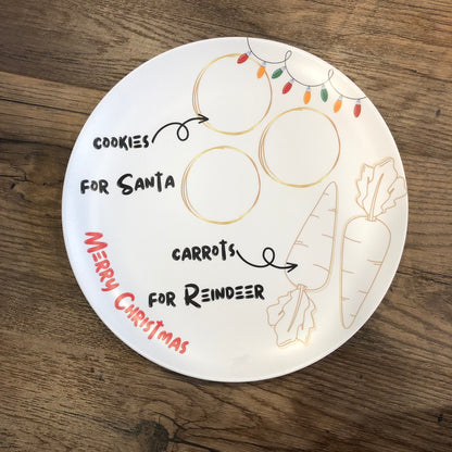 Santa Eats and Reindeer Treats Snack Plate