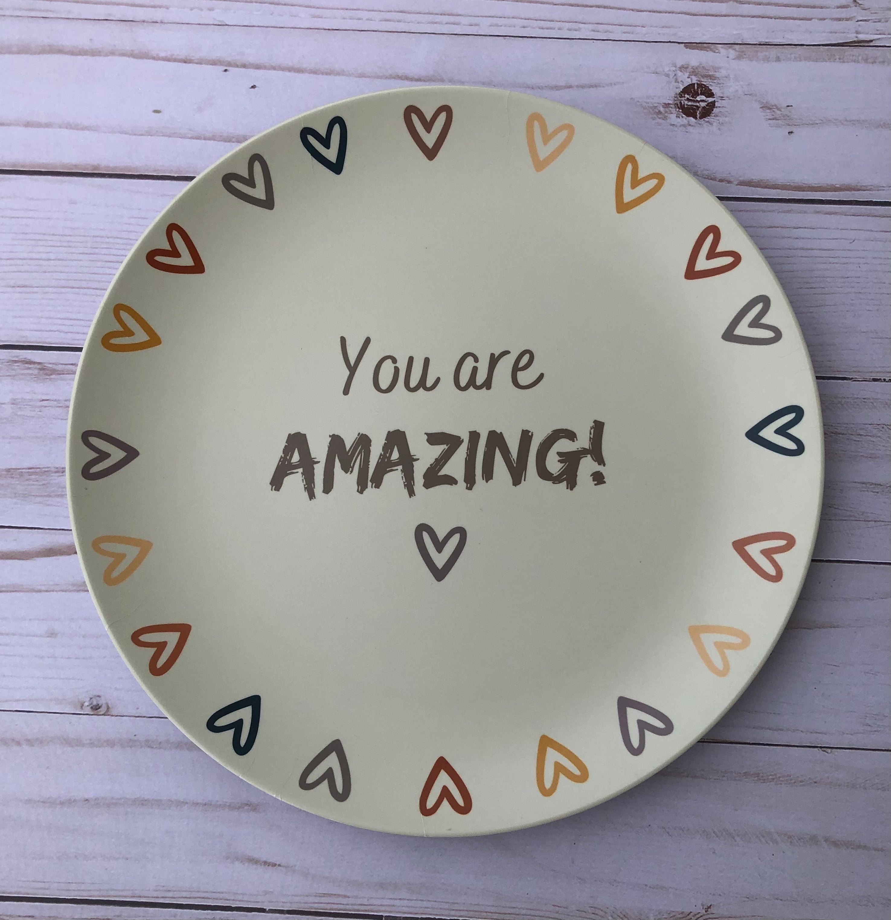 You are Amazing plate – Kate and Company Midwest