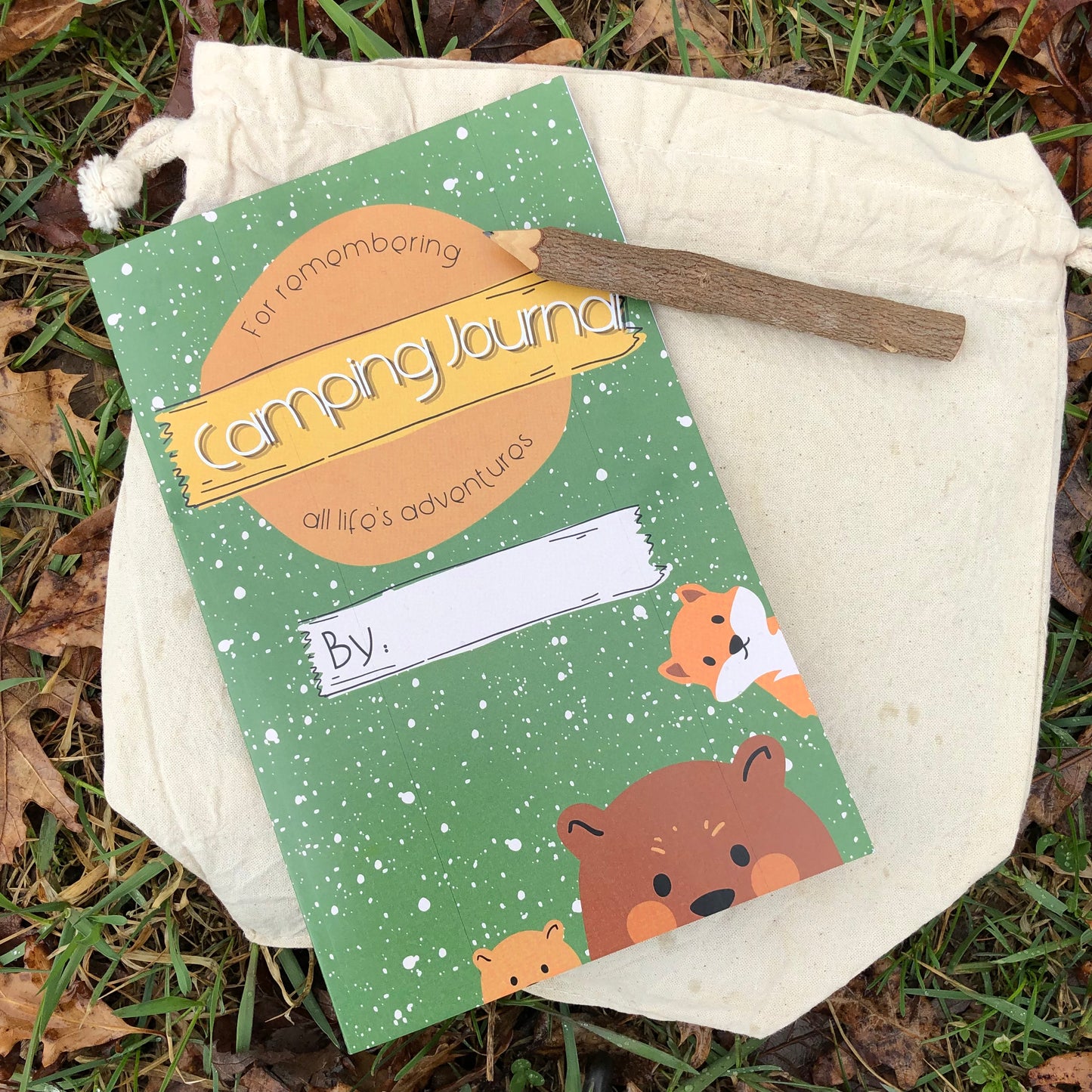 Kids Camping Journal and Activity Bag