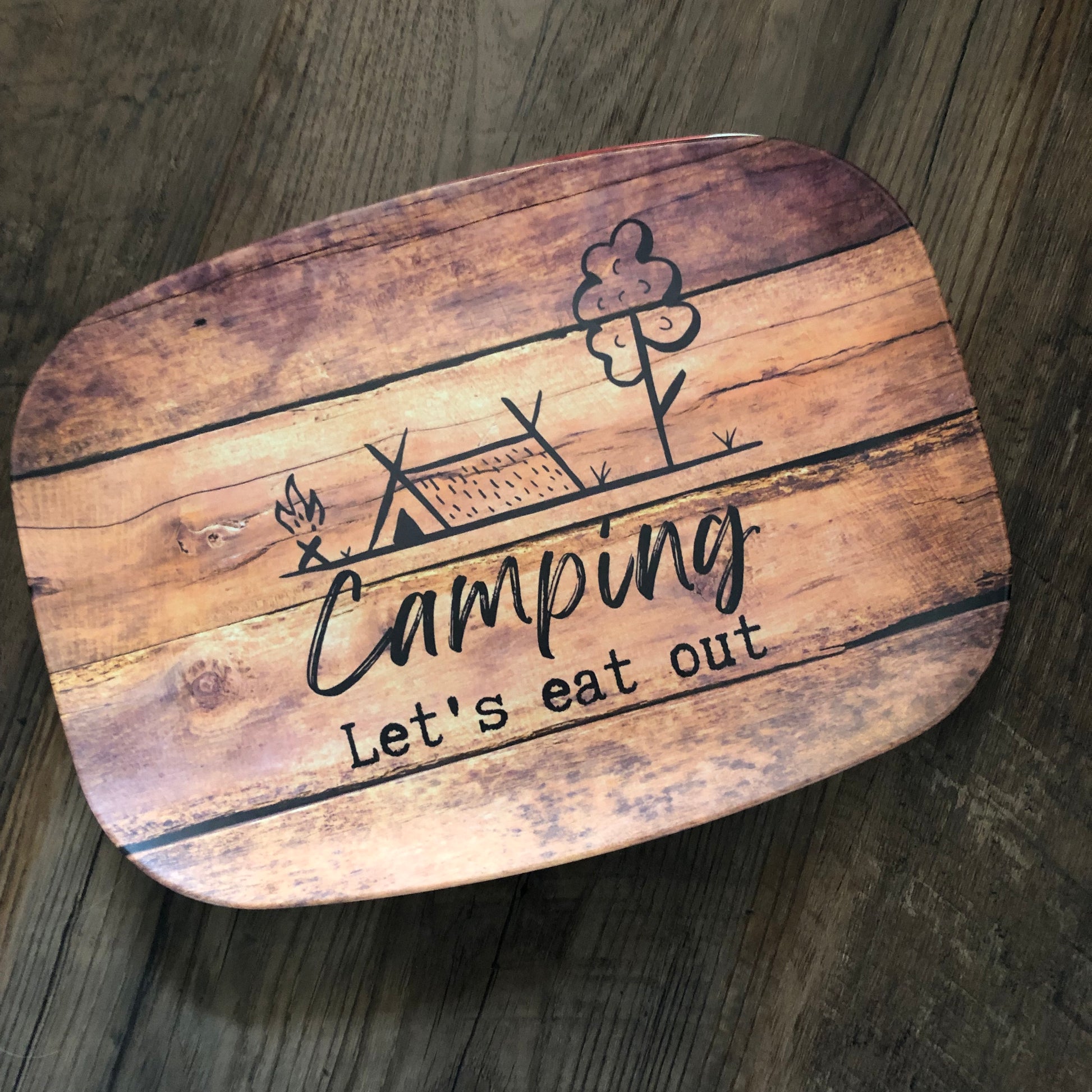 camping grill platter plate